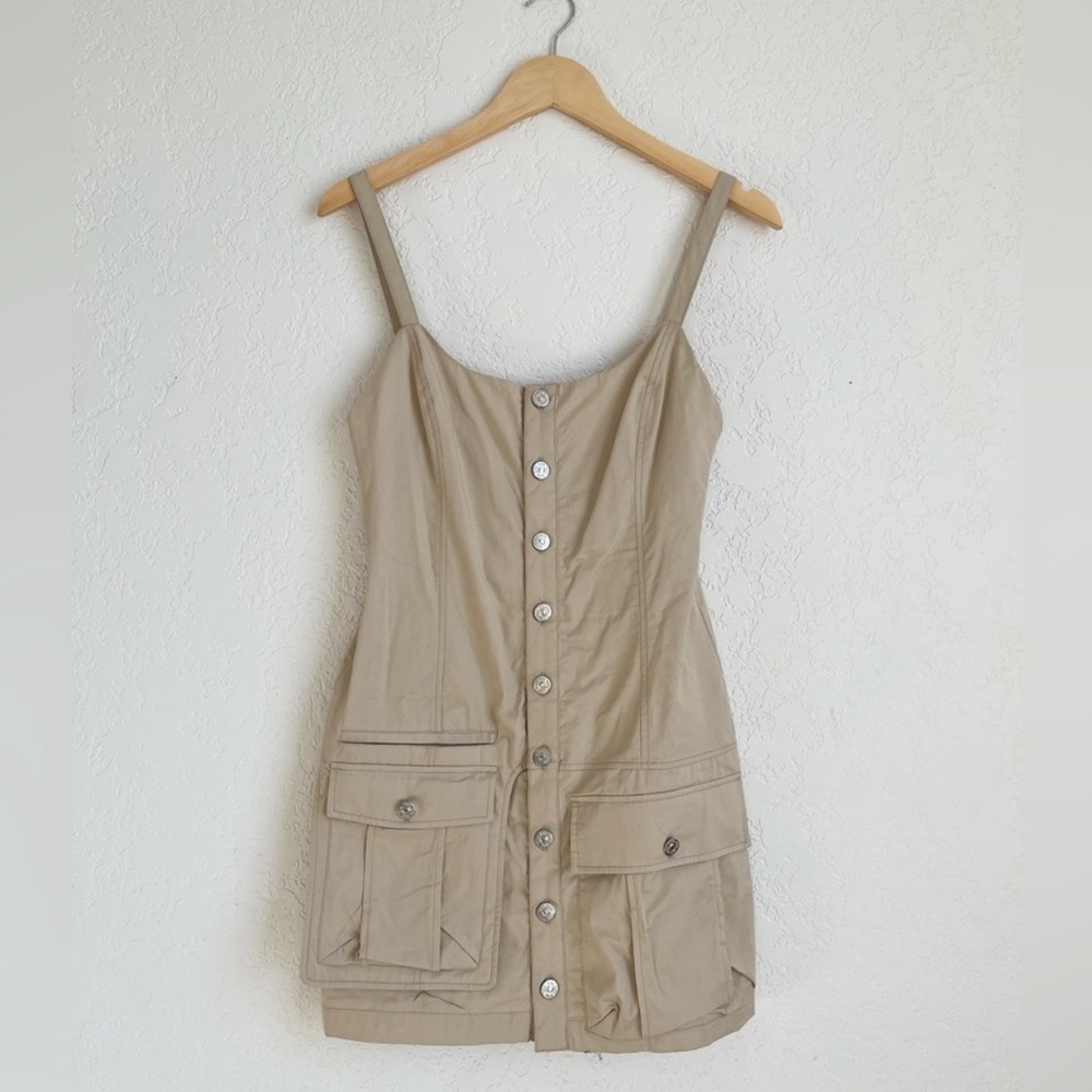 Zara Gabardine Pocket Dress - Picture 6 of 7